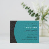 leopard print verjaardagsfeestje kaart (Staand voorkant)