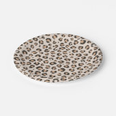 Leopard Print Verjaardagsfeestje Papieren Bordje (Gekanteld)