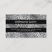 Leopard Print Visitekaartje (Voorkant)