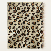 Leopard Print With Black Faux Foil And Name (Dos)