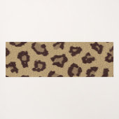 Leopard Print Yogamat (Achterkant (horizontaal))