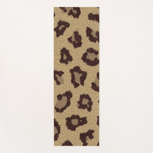 Leopard Print Yogamat (Voorkant)