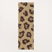Leopard Print Yogamat (Achterkant)