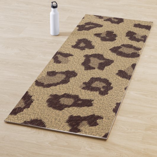 Leopard Print Yogamat (In situ)