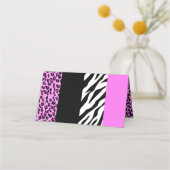 Leopard Print, Zebra Print, Animal Print, bruiloft (Achterkant)