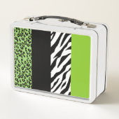 Leopard Print, Zebra Print, Animal Print, Green (Achterkant)