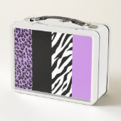 Leopard Print, Zebra Print, Animal Print, Paars (Achterkant)