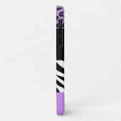 Leopard Print, Zebra Print, Animal Print, Paars Case-Mate iPhone Case (Achterkant/links)