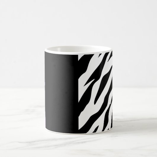 Leopard Print, Zebra Print, Animal Print, Paars Koffiemok (Center)