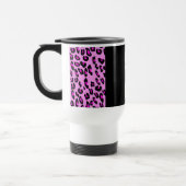 Leopard Print, Zebra Print, Animal Print, Roze Reisbeker (Links)