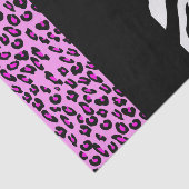 Leopard Print, Zebra Print, Animal Print, Roze Tissuepapier (Detail)