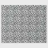 Leopard Print - zwart-wit Cadeaupapier (Vlak)