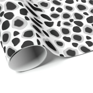 Leopard Print - zwart-wit Cadeaupapier