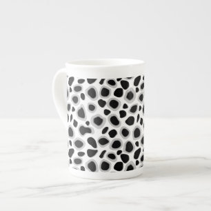 Leopard Print - zwart-wit Porselein Kop