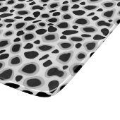 Leopard Print - zwart-wit Snijplank (Hoek)