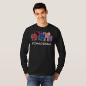 Leopard Pset Tooth Teeth Dental Assistant 4th of T-shirt (Voorkant volledig)
