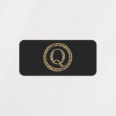 Leopard Q Labels (Design 1)