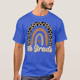 Leopard Rainbow 5e année, retour à l'école T-shirt