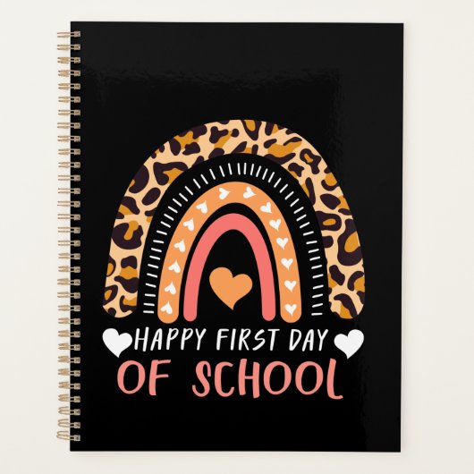 Leopard Rainbow Kindergarten Planner (Voorkant)