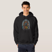 Leopard Rainbow Science Teacher   First Day Of Sch Hoodie (Voorkant volledig)