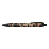 Leopard Red Tint Zwarte Inkt Pen (Bovenkant)