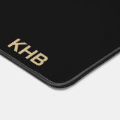 Léopard rouge avec or et noir - Monogramme (Coin)