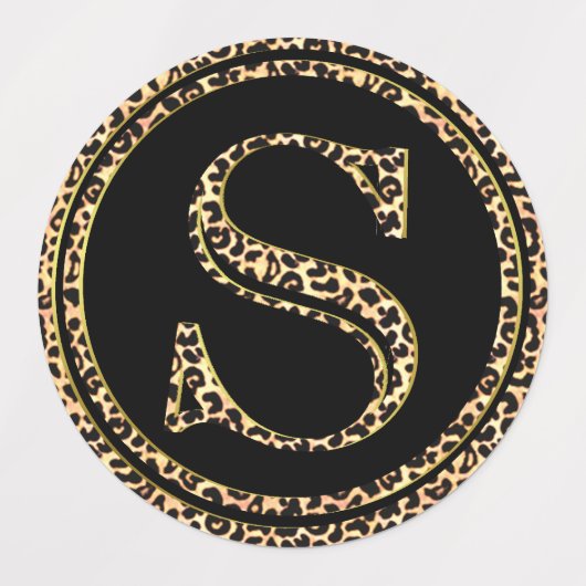 Leopard S Labels (Design 1)