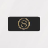 Leopard S Labels (Design 2)