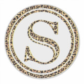 Leopard S Sticker (Voorkant)