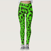 Leopard Safari Print Leggings (Voorkant)