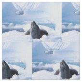 Leopard Seal Stof (Close Up)