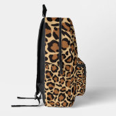 Leopard Seamless Pattern Bedrukte Rugzak (Links)
