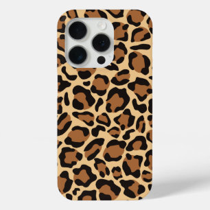 Leopard Seamless Pattern iPhone 15 Pro Case