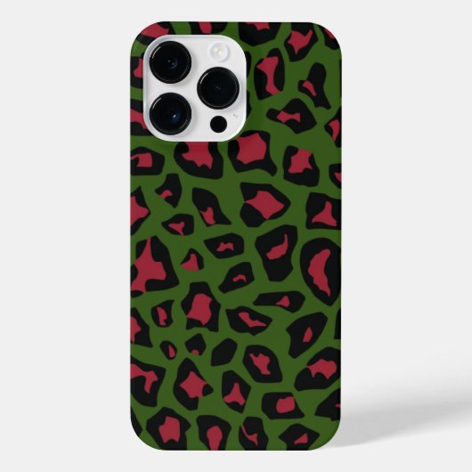 Leopard Seamless Pattern iPhone Hoesje (Achterkant)