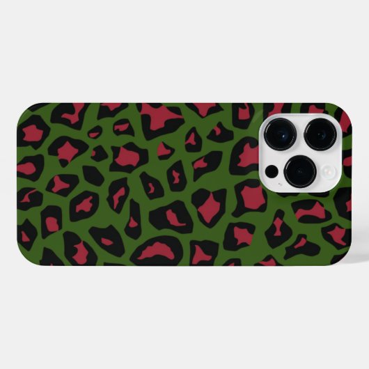 Leopard Seamless Pattern iPhone Hoesje (Achterkant horizontaal)