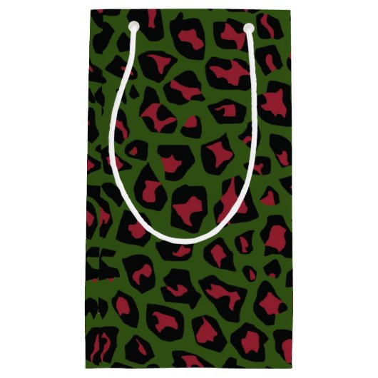 Leopard Seamless Pattern Klein Cadeauzakje (Voorkant)