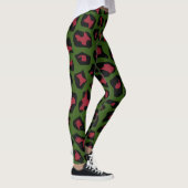 Leopard Seamless Pattern Leggings (Rechts)