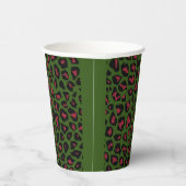 Leopard Seamless Pattern Papieren Bekers (Rechts)