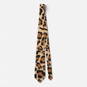 Leopard Seamless Pattern Stropdas (Voorkant)
