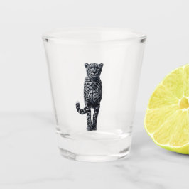 Leopard shot glass shot glas