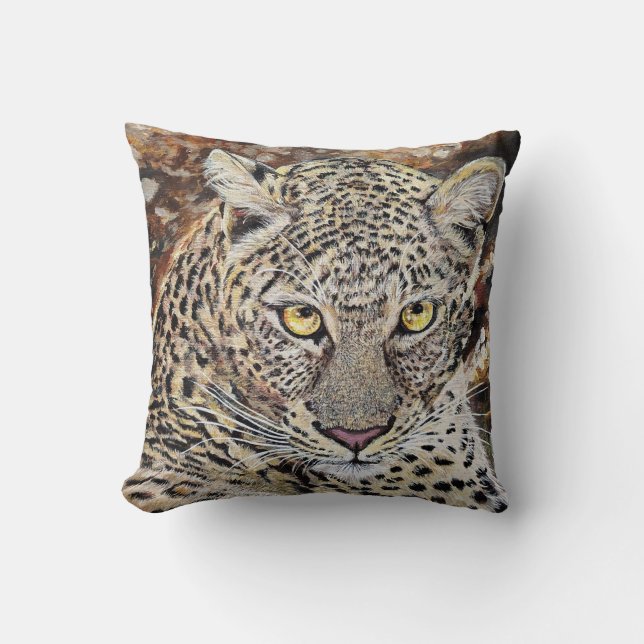 Leopard Sierkussen Home Decor (Voorkant)