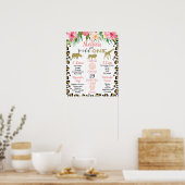 Leopard Ski Safari 1er Anniversaire Poster de Jalo (Cuisine)