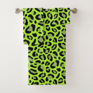 Leopard Skin Animal Print Bath Bad Handdoek
