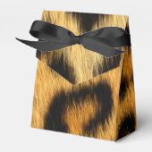 Leopard Skin Animal Print Bedankdoosjes (Voorkant Zijde)