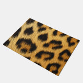 Leopard Skin Animal Print Deurmat (Schuin)