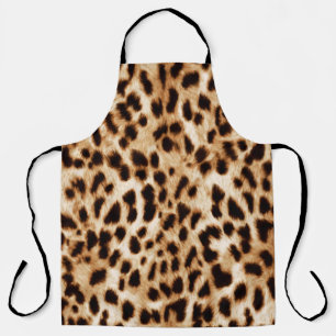 Leopard Skin, Authentiek Wildlife Patroon. Schort