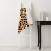 Leopard Skin, Authentiek Wildlife Patroon. Sherpa Deken (In situ)
