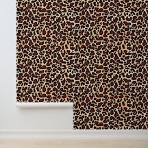 Leopard Skin Brown Cream Pattern -