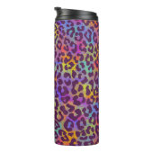 Leopard skin pattern. Repeating seamless animal ba Thermosbeker (Geroteerd rechts)