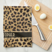 Leopard Skin Pattern Theedoek (Quarter Fold)